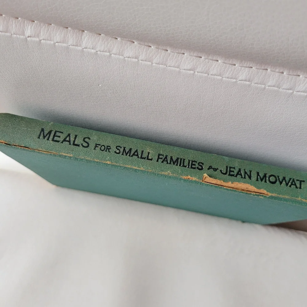 Vintage Meals for Small Families Cookbook ~ 1929 ~ Jean Mowat ~ Charming!